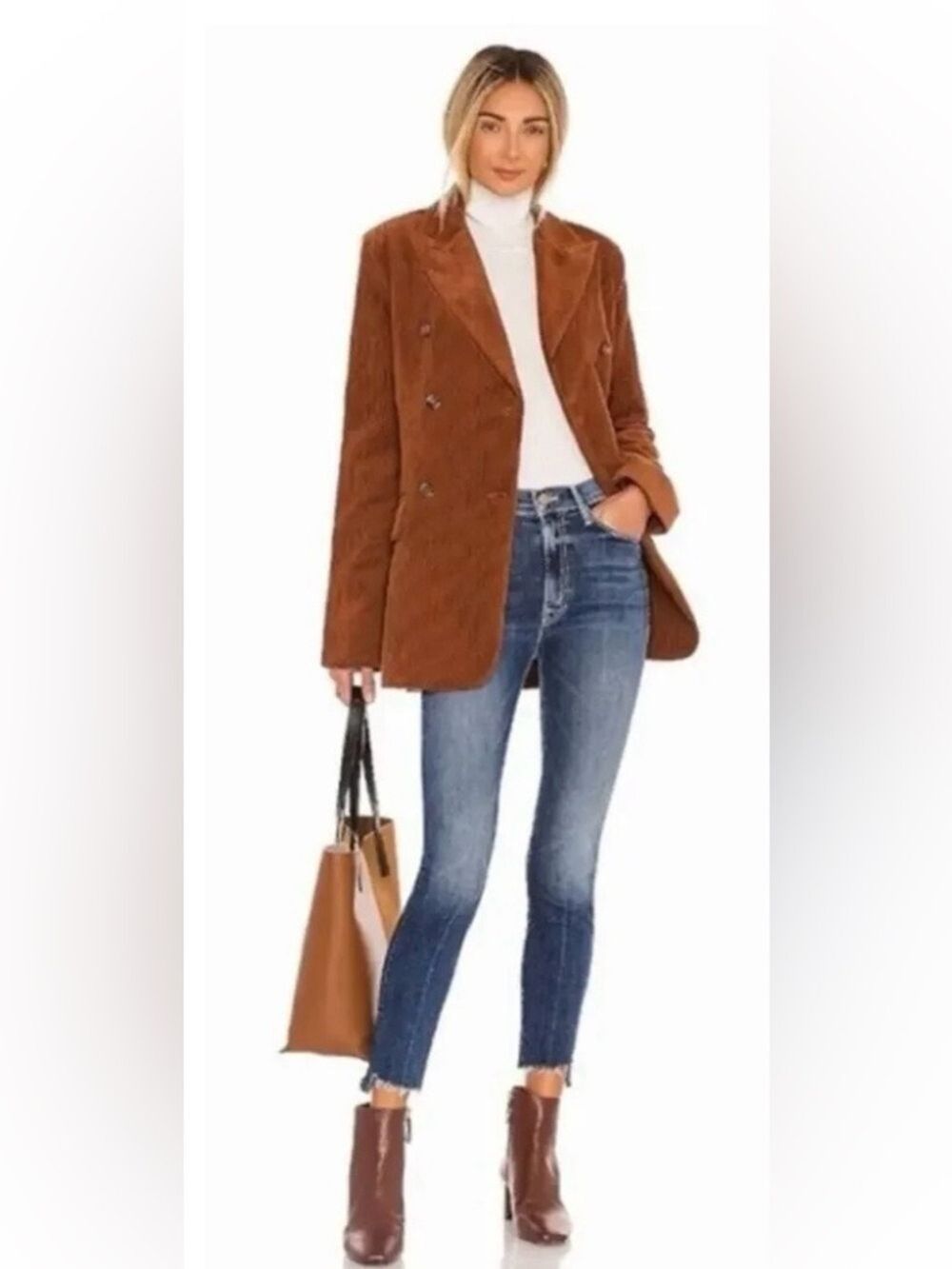 Mother Stunner Zip Ankle Step Fray size 25